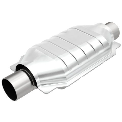 MagnaFlow Universal Catalytic Converters 445009 Converter, Stainless Steel, 3.00 in. Inlet, 3.00 in. Outlet, 16.0 in. Length, Universal, Each