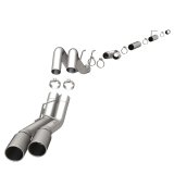 MagnaFlow Performance DPF Exhaust Systems 17988 Exhaust, Pro Series, Particulate Filter-Back, Stainless Steel, Polished Tips, Ford, Pickup, 6.4L Diesel thumbnail 1
