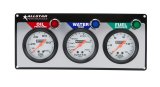 Allstar Performance Gauge Panel Kits ALL80092 Kit, Analog, Console, 2 5/8 in., Water Temperature, Oil Pressure, Fuel Pressure, Kit thumbnail 2