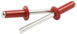 Allstar Performance Small Head Rivets ALL18122 Rivets, Blind Rivets, 3/16 in. Rivet, 3/8 in. Head, Aluminum, Red, Set of 250 thumbnail 2