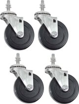 Allstar Performance Standard Cradle Wheel Kits ALL10162 Engine Wheels, Rubber, 3 in. Diameter, Set of 4 thumbnail 1