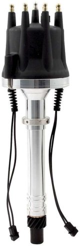 Allstar Performance High Distributors ALL81218 Distributor, Male HEI, Magnetic Pickup, Mechanical Advance, Black Cap, Chevy, Big/Small Block, Each thumbnail 2