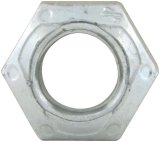 Allstar Performance Mechanical Locking Hex Nuts ALL16081-10 Nuts, Hex, Steel, Zinc Plated, Self-locking, 5/16-24 in. Fine Thread, Set of 10 thumbnail 2