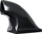 Allstar Performance Dragster Scoops ALL23274 Hood Scoop, Style, Functional, Quick-release, Fiberglass, Black Gelcoat, Triangular Opening, Each thumbnail 1