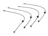 Allstar Performance Hood Tether Straps and Components ALL18468 LANYARD PK OF 4 thumbnail 2