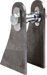 Allstar Performance Slotted Upper Control Arm Brackets ALL60077 Arms, Bracket, Steel, Natural, Weld-On, Upper, Kit thumbnail 1