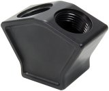 Allstar Performance Y-Block Adapters ALL31159 Fitting, Adapter, Billet Aluminum, Natural, 1 1/4-12 in. O-ring Female Thread, -12 AN O-ring Female AN, -12 AN O-ring Female AN, Each thumbnail 2