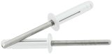 Allstar Performance Tri-Fold Rivets ALL18185 Rivets, Blind Rivets, 3/16 in. Rivet, 1/2 in. Head, Aluminum, Silver, Set of 250 thumbnail 2