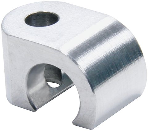 Allstar Performance Morse Cable Half Clamps ALL18325 Throttle Clamp, Cable, Clamp, Aluminum, Natural, Each thumbnail 1