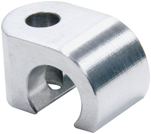 Allstar Performance Morse Cable Half Clamps ALL18325 Throttle Clamp, Cable, Clamp, Aluminum, Natural, Each thumbnail 2