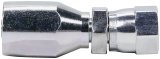 Allstar Performance Power Steering Hose Ends ALL48271 Ends, Steering, Straight, Reusable Swivel, Steel, Zinc Color, -6 AN, Female Threads, AN Braided Stainless Steel Style, Each thumbnail 2