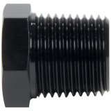 Allstar Performance NPT Plug Fittings ALL49821 Fitting, Plug, Aluminum, Black Anodized, Hex, 3/8 in. NPT, Male Threads, Each thumbnail 1