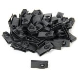 Allstar Performance Body Bolt Clips ALL18564-50 Fasteners, Clip, Steel, Black Oxide, 1/4-20 in. Thread Size, Set of 50 thumbnail 1