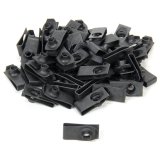 Allstar Performance Body Bolt Clips ALL18564-50 Fasteners, Clip, Steel, Black Oxide, 1/4-20 in. Thread Size, Set of 50 thumbnail 2