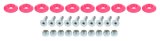 Allstar Performance Body Fasteners ALL18686 Hardware, Countersunk Bolt Kit Pink 10pk thumbnail 2