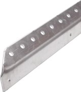 Allstar Performance Slotted Angle Aluminum Support Braces ALL23130 Body Brace, Aluminum, Slotted, .125 in. Thickness, 1.00 in. Width, 26.00 in. Length, 120 Degree, Each thumbnail 1