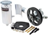 Allstar Performance Power Steering Kits ALL48240 Pulley Kit, V-Belt, Steel, Natural, Cylinder Head Mount, Driver Side, Chevy, Small Block, Short Water Pump, Kit thumbnail 2