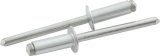 Allstar Performance Small Head Rivets ALL18109 Rivets, Blind Rivets, Multi-Grip, 3/16 in. Rivet, 3/8 in. Head, Aluminum, Silver, Set of 250 thumbnail 1