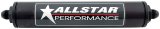 Allstar Performance Inline Aluminum 10 Microns Fuel Filter with -8 AN Inlet Size ALL40216 Filter, Aluminum, Black Anodized, Paper Element, Male Inlet/Outlet, 2 in. Diameter, 12 in. Length, Each thumbnail 2
