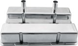 Allstar Performance Cast Aluminum Valve Covers ALL26139 Covers, Circle Track, Tall, Aluminum, Polished, Plain, Chevy, Small Block, Pair thumbnail 2