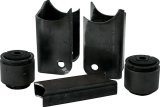 Allstar Performance GM Metric Chassis Trailing Arm Bracket Kits ALL60053 Bracket, Steel, Natural, Single Hole Lower, Buick, Chevy, Oldsmobile, Pontiac, Kit thumbnail 1