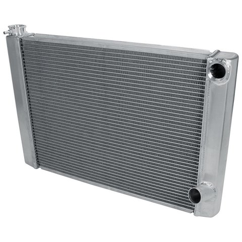 Allstar Performance Dual Pass Radiators ALL30036 Radiator, Pass, Aluminum, Natural, 28 in. Wide, 19 in. High, Universal, Each