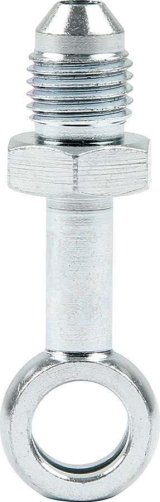 Allstar Performance Brake Fittings ALL50066 Fitting, Brake, Male -4 AN to Banjo 10mm, Steel, Pair thumbnail 1