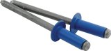 Allstar Performance Small Head Rivets ALL18134 Rivets, Blind Rivets, 3/16 in. Rivet, 3/8 in. Head, Aluminum/Steel, Chevron Blue, Set of 250 thumbnail 1