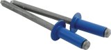Allstar Performance Small Head Rivets ALL18134 Rivets, Blind Rivets, 3/16 in. Rivet, 3/8 in. Head, Aluminum/Steel, Chevron Blue, Set of 250 thumbnail 2