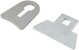 Allstar Performance Replacement Window Net Mounting Tabs ALL99070 Tabs, Net, Steel, Natural, Weld-On, Pair thumbnail 1