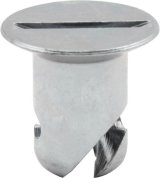 Allstar Performance Flush Head Button Fasteners ALL19192 Fastener Head, Fasteners, Quick Fastener, Steel, Cadmium Plated, 0.400 in Length, Set of 50 thumbnail 2
