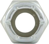 Allstar Performance Nylon Locking Hex Nuts ALL16020-10 Nuts, 1/4-20 in Threads, with Insert, Set of 10 thumbnail 1