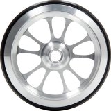 Allstar Performance Wheelie Bar Wheels ALL60514 Wheel, Replacement Part, 10-spoke Design, 4 in. Diameter, No Bearing, 1.625 in. Wide Mount, Each thumbnail 1