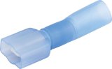 Allstar Performance Terminal Connectors ALL76077 Electrical Wiring Connectors, Tin Plated Copper, 1/4 in. Stud Spade with Shrink Sleeve, Male, 14-16 Gauge, Set of 10 thumbnail 2