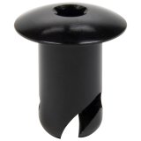 Allstar Performance Oval Head Button Fasteners ALL19179 Fasteners, Oversized Allen Head, 7/16 in x .500 in, Aluminum, Black, Set of 50 thumbnail 2