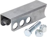Allstar Performance Notched Tube Mount Shock Brackets ALL60113 Brackets, Steel, Natural, Each thumbnail 1