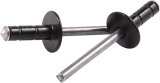 Allstar Performance Multi-Grip Rivets ALL18075 Rivets, Blind Rivets, Multi-Grip, 3/16 in. Rivet, 1/2 in. Head, Aluminum, Black, Set of 250 thumbnail 2