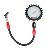 Allstar Performance Tire Gauges ALL44047 Pressure and Inflators, Analog, 0-30 psi, 4.0 in, Gauge, White Face, Glows-in-the-Dark, 14.0 in. Hose, Swivel Chuck, Bleed Valve, Each thumbnail 2