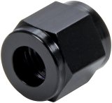 Allstar Performance Tube Nuts ALL50321 Nut, -4 AN, 1/4 in. Tubing, Black Anodized, Pair thumbnail 2