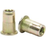 Allstar Performance Threaded Inserts ALL19462 Nutsert Inserts, 10-32 Thread Size, 5/16 in. Hole Size, Steel, Zinc Plated, Set of 10 thumbnail 1