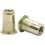 Allstar Performance Threaded Inserts ALL19462 Nutsert Inserts, 10-32 Thread Size, 5/16 in. Hole Size, Steel, Zinc Plated, Set of 10 thumbnail 2