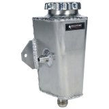 Allstar Performance Power Steering Reservoirs ALL36137 Reservoirs, Firewall Mount, Right Hand Inlet, Aluminum, Natural Finish, -10 AN Supply, -6 AN Return, 8.0 in. Tall, with Cap, Each thumbnail 2