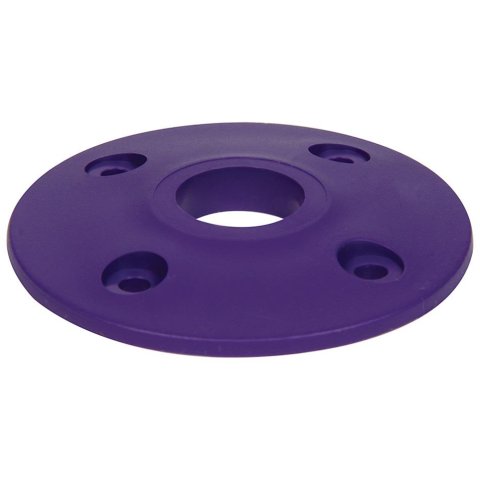 Allstar Performance Replacement Hood Pin Scuff Plates ALL18437 Components, Plates, 0.50 in. Diameter, Purple Plastic Have Recessed Mounting Holes, Set of 4