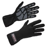Allstar Performance Non-SFI Outseam Driving Gloves ALL913011 Gloves, Outseam, Non-SFI, Small, Single Layer, Black, Pair thumbnail 1