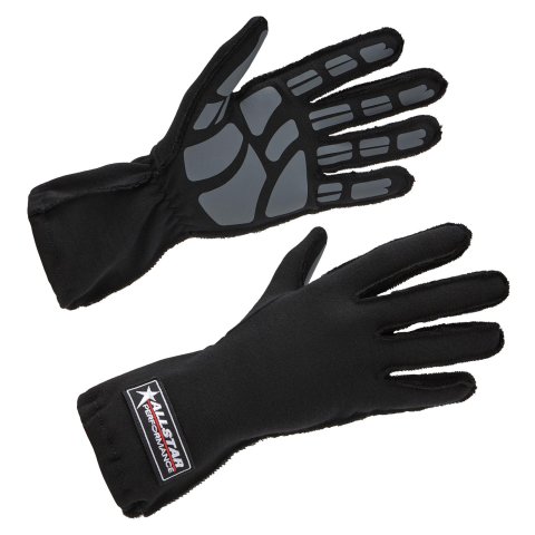 Allstar Performance Non-SFI Outseam Driving Gloves ALL913011 Gloves, Outseam, Non-SFI, Small, Single Layer, Black, Pair
