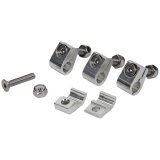 Allstar Performance Universal Line Clamps ALL18322 Hose Mounting Clamps, Aluminum, Natural, 5/16 in. Diameter Hole, Set of 4 thumbnail 2