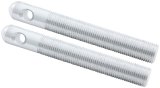 Allstar Performance Replacement Hood Pins ALL18507 Pins, Aluminum, Silver Anodized, 1/2 in. Diameter, Pair thumbnail 1