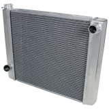 Allstar Performance Aluminum Radiators ALL30021 Radiator, Aluminum, Natural, 24 in. Wide, 19 in. High, Ford, Mopar, Each thumbnail 2