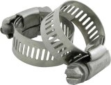 Allstar Performance Stainless Steel Hose Clamps ALL18332 Clamps, Steel, 1.125 in. Outside Diameter, Pair thumbnail 2