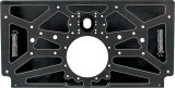 Allstar Performance Aluminum Sprint Car Motor Plates ALL38126 Plate, Aluminum, Black Powdercoated, Mid-Mount, Chevrolet Small Block, Gen I, Each thumbnail 1